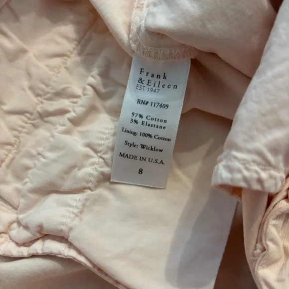 Frank & Eileen WICKLOW Vintage Rose, Italian Performance Twill - Picture 3 of 7